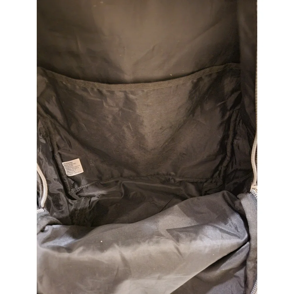 PINK Victoria's Secret Black Corduroy Backpack Laptop Sleeve School Bag Academic